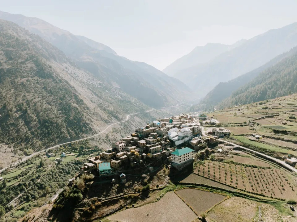 Kinnaur — Apple orchards under the Kinner Kailash