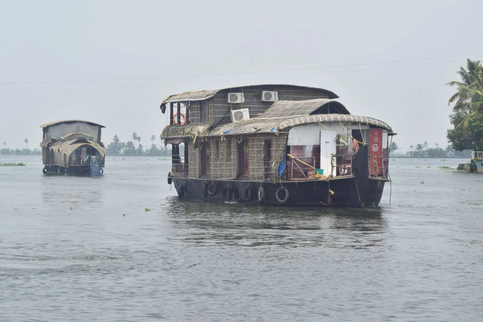 Houseboats on the Alappuzha backwaters