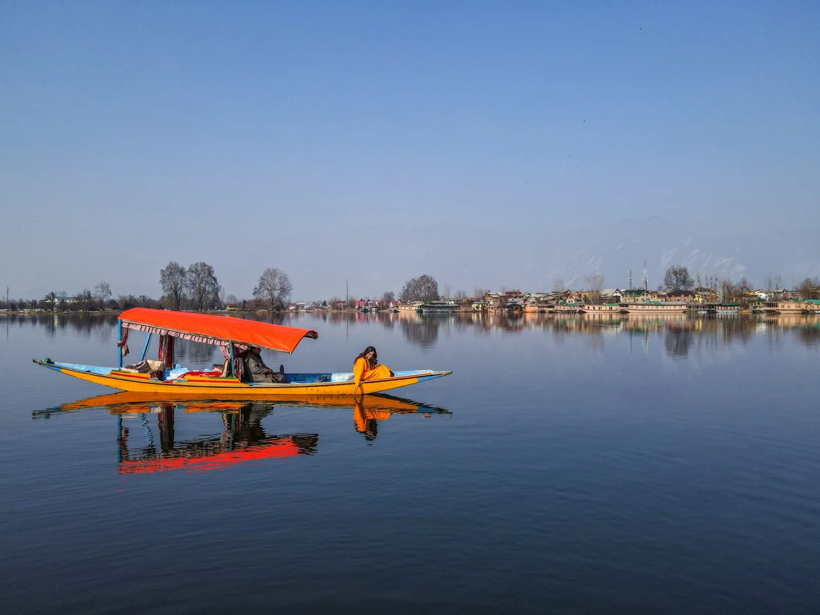 Shikara on Dal Lake, Srinagar